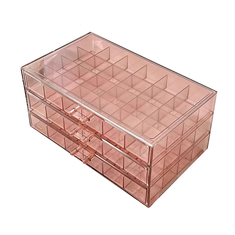 

Multi-layer Storage Acrylic Jewelry Organizer Clear Acrylic Convenient Drawer System Easy Access Elegant Design