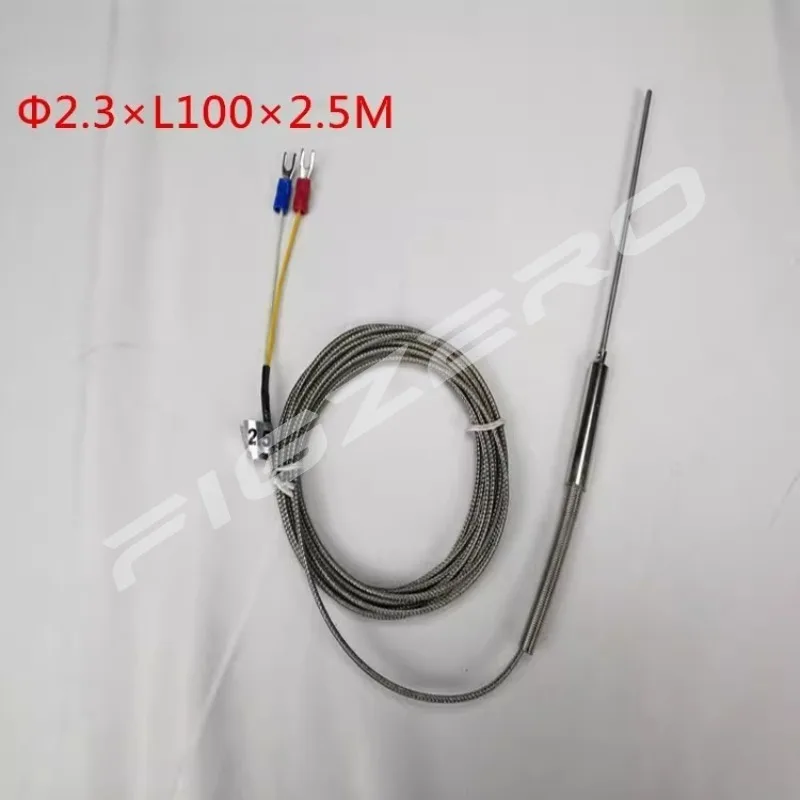 for Haitian Injection Molding Machine Accessories Pin-Type Thermocouple Φ2.3x100x2.5m/3.5m/4.5m Temperature Sensor