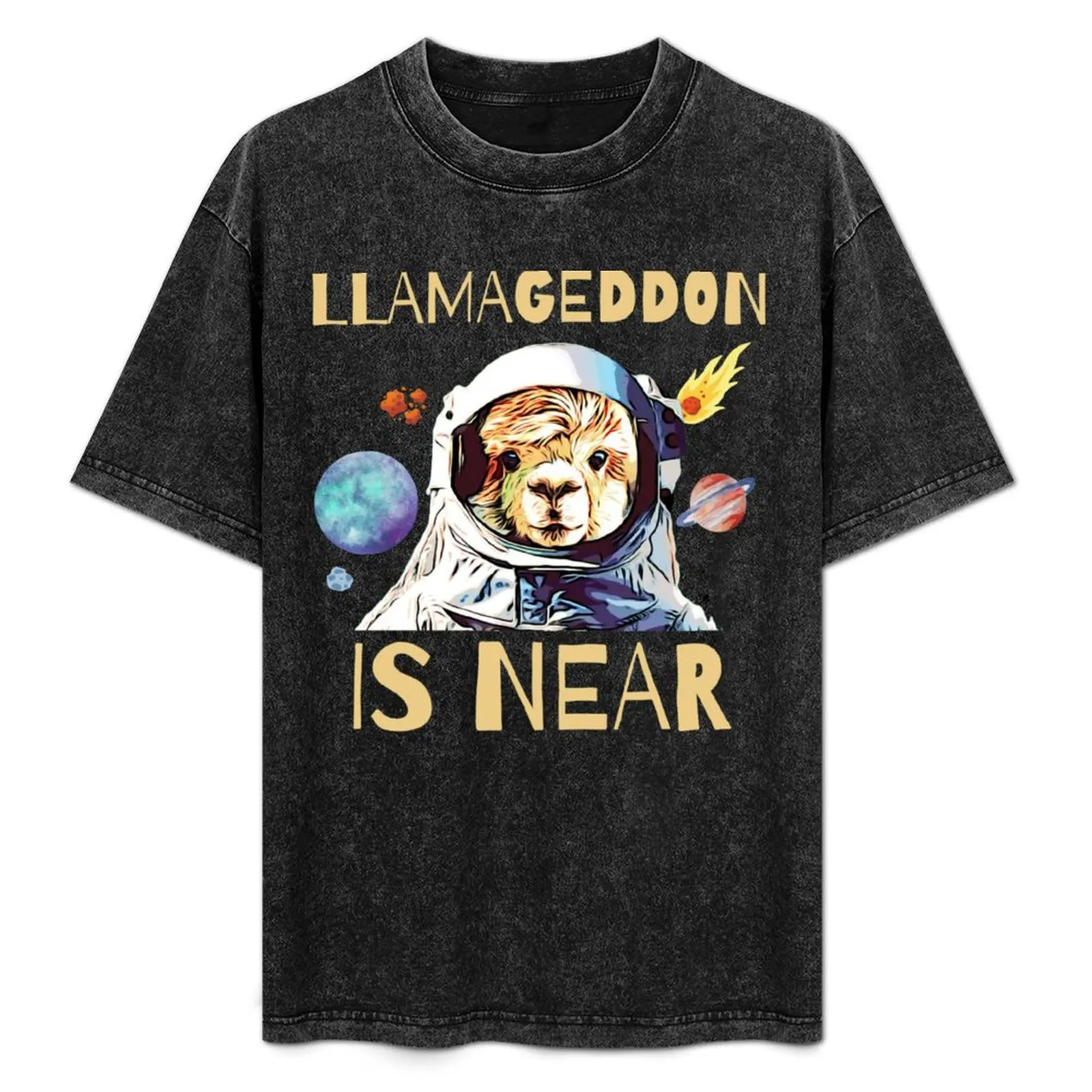 

Llamageddon is near T-Shirt Sun Block Outdoor T-Shirt