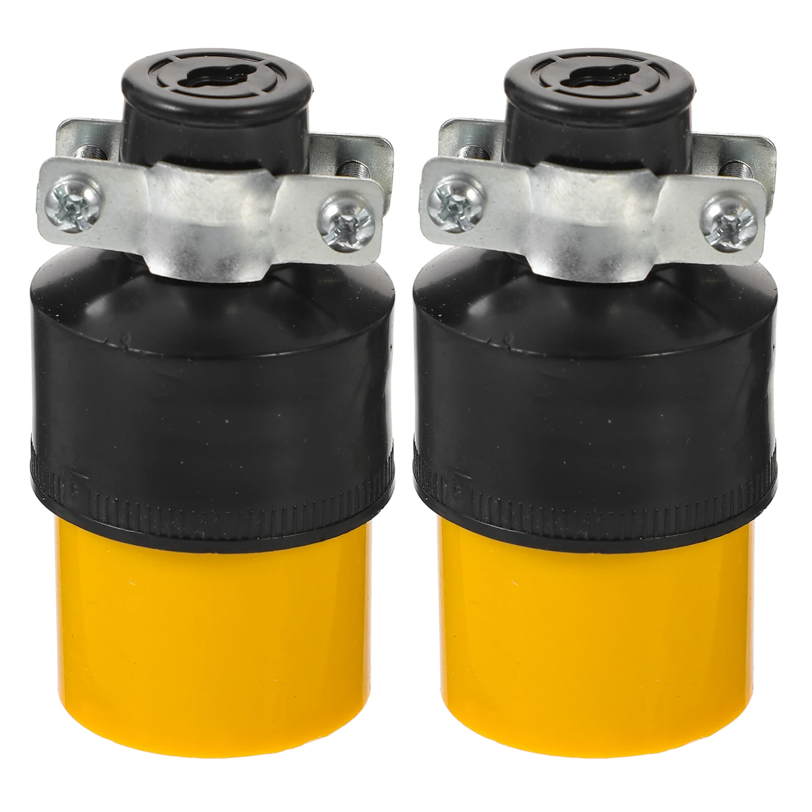 

2 Pcs American Wiring Socket 15A AC125V Female Extension Cord Ends Electrical Replacement Connector Plug Repair Kit