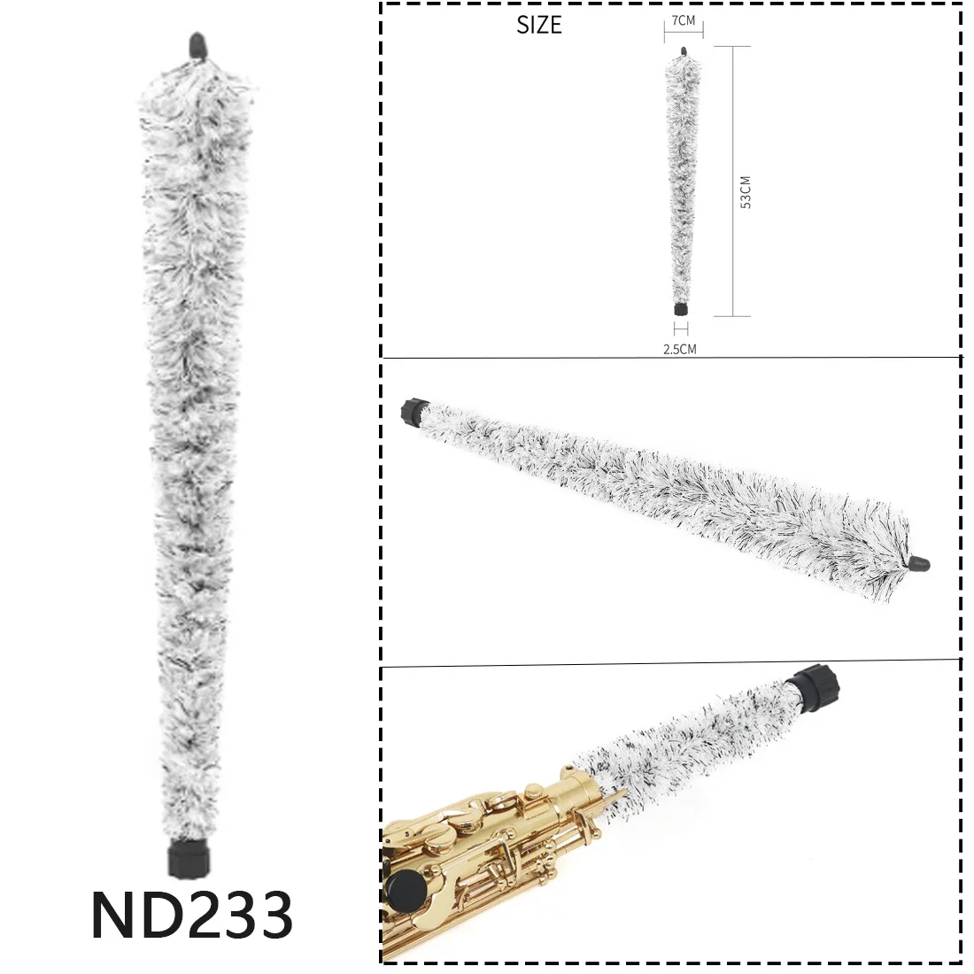 Instrument Ceaning Brush Colourful Musical Instruments Cleaning Tools for Saxophone/Clarinet/Flute/Piccolo/Trumpet/Cornet