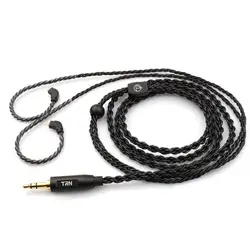 Headphone Earphone TRN 0.75mm/0.78mm/MMCX Replace Braided Wired Headphones Cable Cord Wire