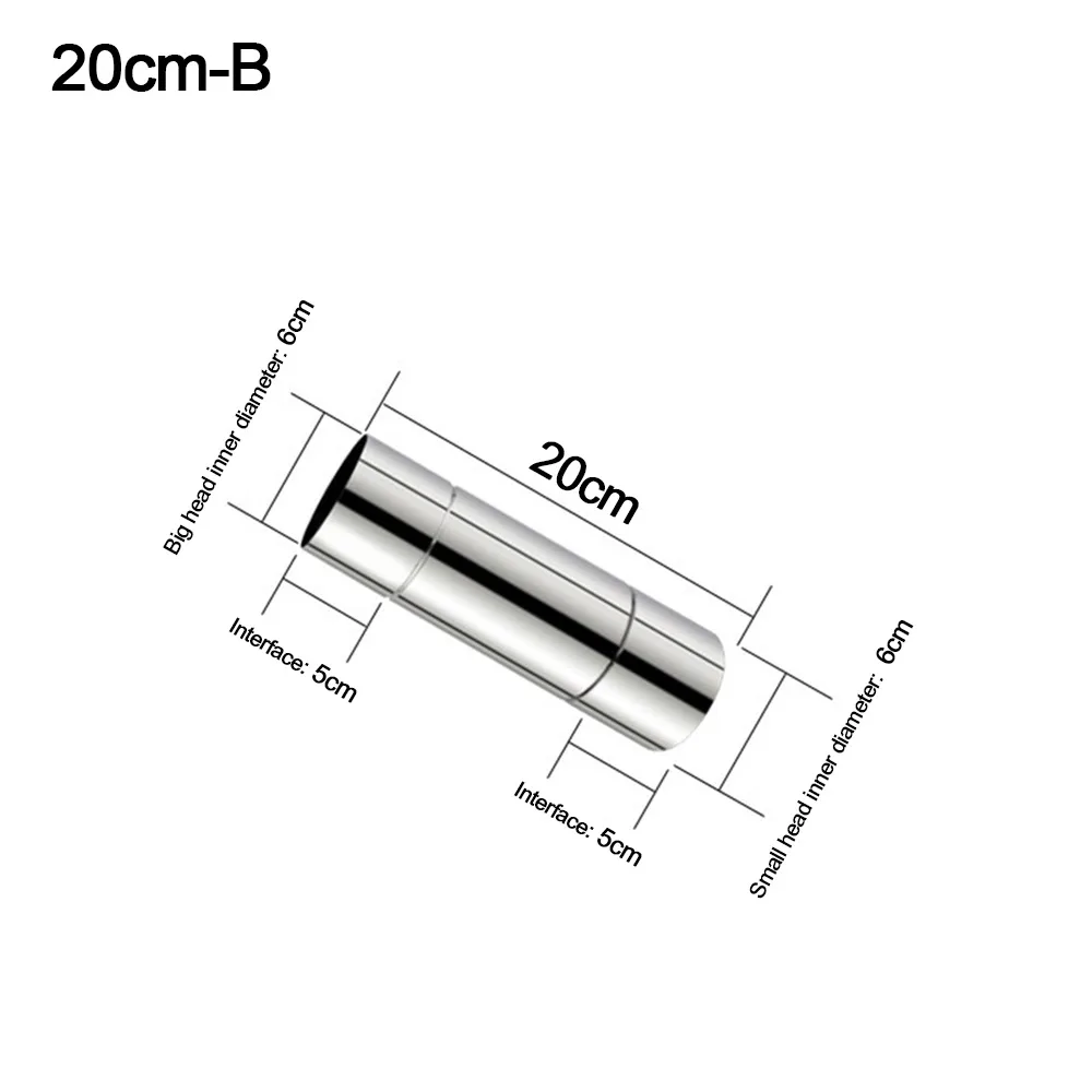 

Аксессуары для походной печи, удлинительная трубка для дымохода из нержавеющей стали, диаметр 6 см, круглые трубы для печи, трубка для дымовой печи для кемпинга