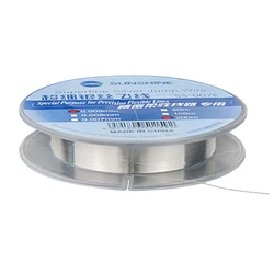 SS007E Ultra-fine Silver Wire Fly Line 0.007mm Superfine Silver Jump wire Precision Flexible Circuit Dedicated Phone Repair Tool