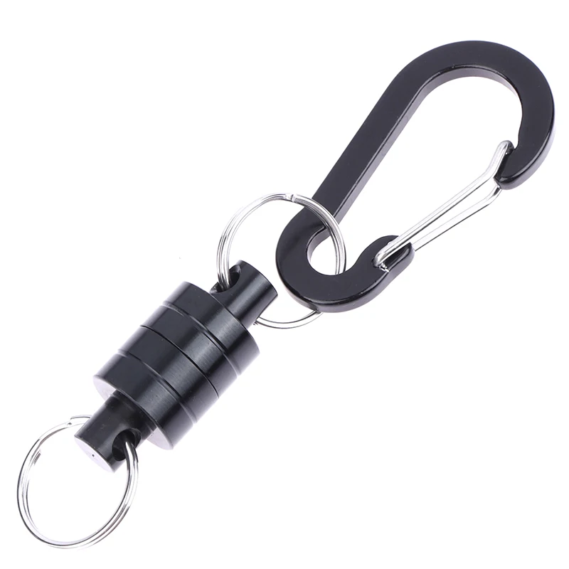 Fishing Hanging Buckle Magnetic Buckle With Keychain Carabiner Anti-falling Fast Hanging Buckle Metal Strong Magnetic Buckle