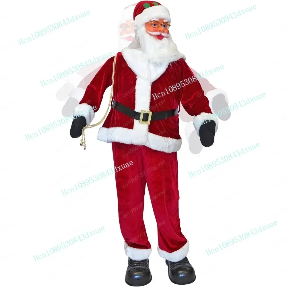 

Life-size animated Santa Claus singing and dancing Santa Claus Christmas decorations