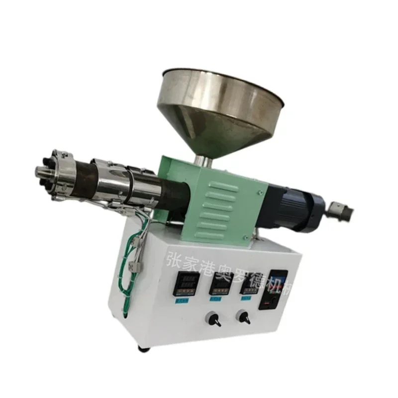 พลาสติกเดสก์ท็อป polymer extruder เครื่องฉีดพลาสติกห้องปฏิบัติการเดสก์ท็อป SJ25 สกรูเดี่ยว extruder ใหม่ 2 กิโลกรัม/ชั่วโมงสกรูเดี่ยว