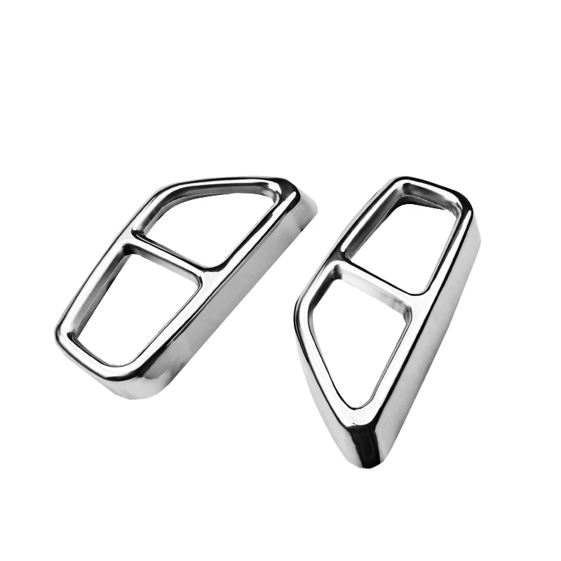 For BMW 5 Series G30 G32 G31 6 Series GT 2018 2019 2020 2022 Stainless Steel Exhause Filter Tail Throat Cover Car Accessories