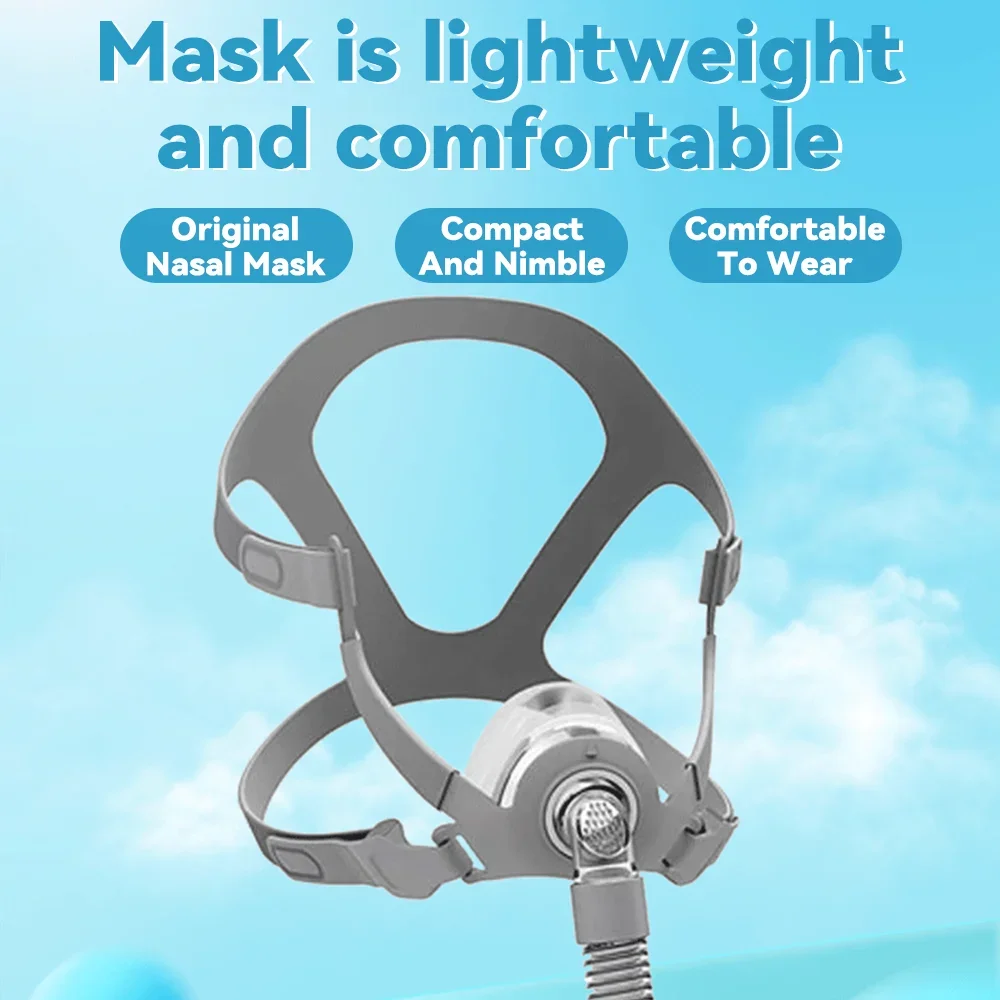 bmc-n5b-cpap-nasal-mask-with-adjustable-headgear-sleep-apnea-treatment-silicone-pads-sizes-small-medium-large-for-comfortable-fi