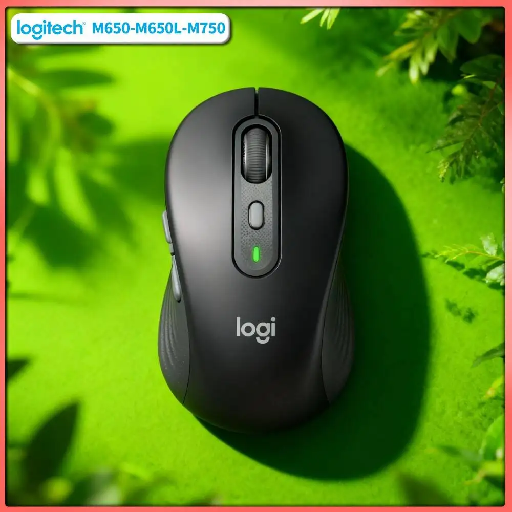 Ergonomic M750 Silent Mouse - Soft Anti-Slip Rubber Grips Bluetooth/2.4G Dual Modes 24-Month Long Battery Work Desk Pick Tool