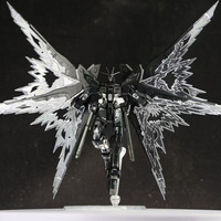 Gaoke HG 1/144 Model Kit ZGMF-X20A  Strike Freedom Midnight Color With Wing Of Light Assembly Action Figures Plastic Model Toy