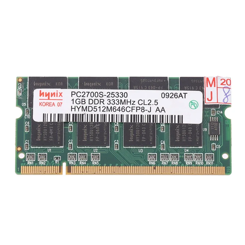 Nowa pamięć RAMS 1GB DDR PC2700/3200/2100 DDR1 333MHZ 333MHZ Komputer stacjonarny Moduł pamięci komputera stacjonarnego DDR1 RAM