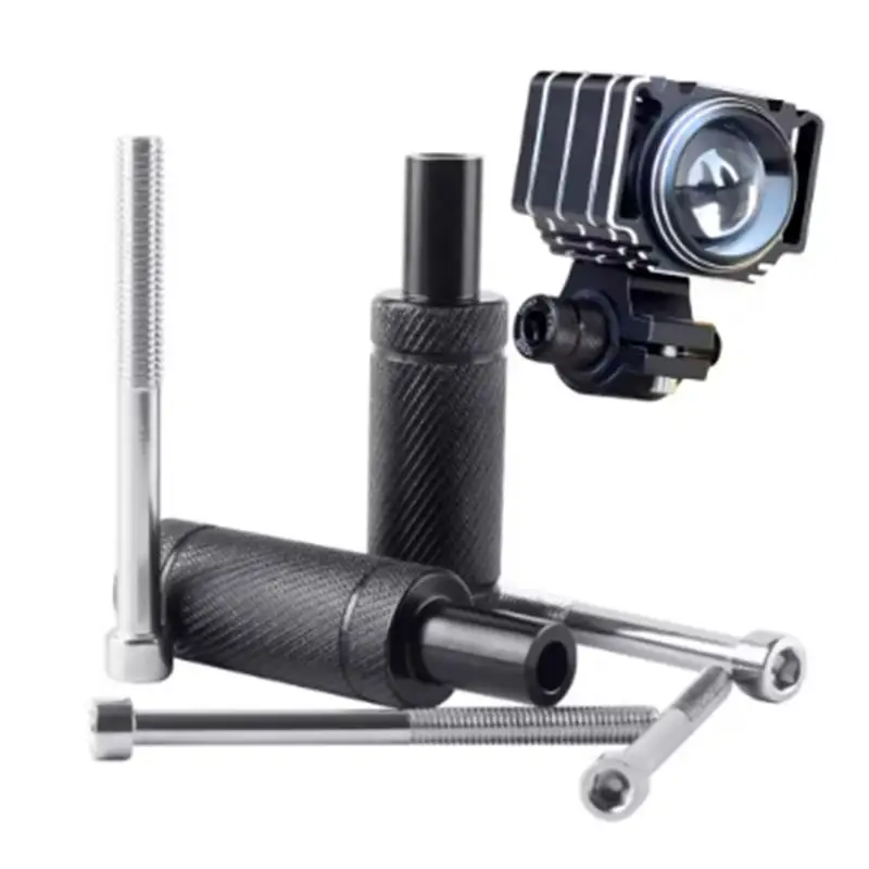 

Motorcycle Mudguard Spotlight Bracket LED Headlight Fog Light Support Base External Modification Aluminum Alloy Bracket