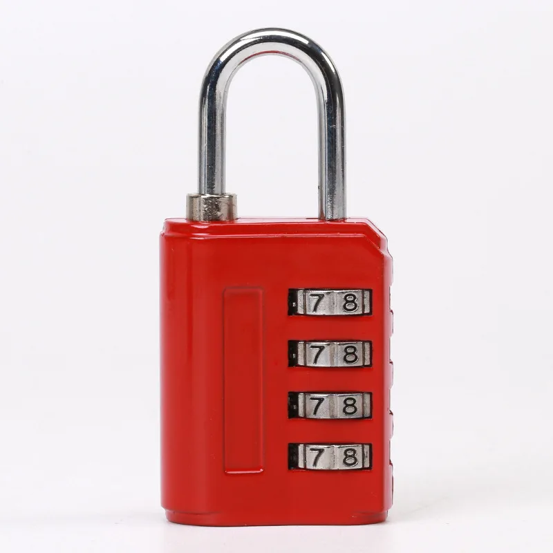 อะลูมินัมอัลลอย Mini รหัสผ่าน4หลักกุญแจกระเป๋าเดินทาง Combination Lock Anti-Theft ลิ้นชักตู้ล็อค