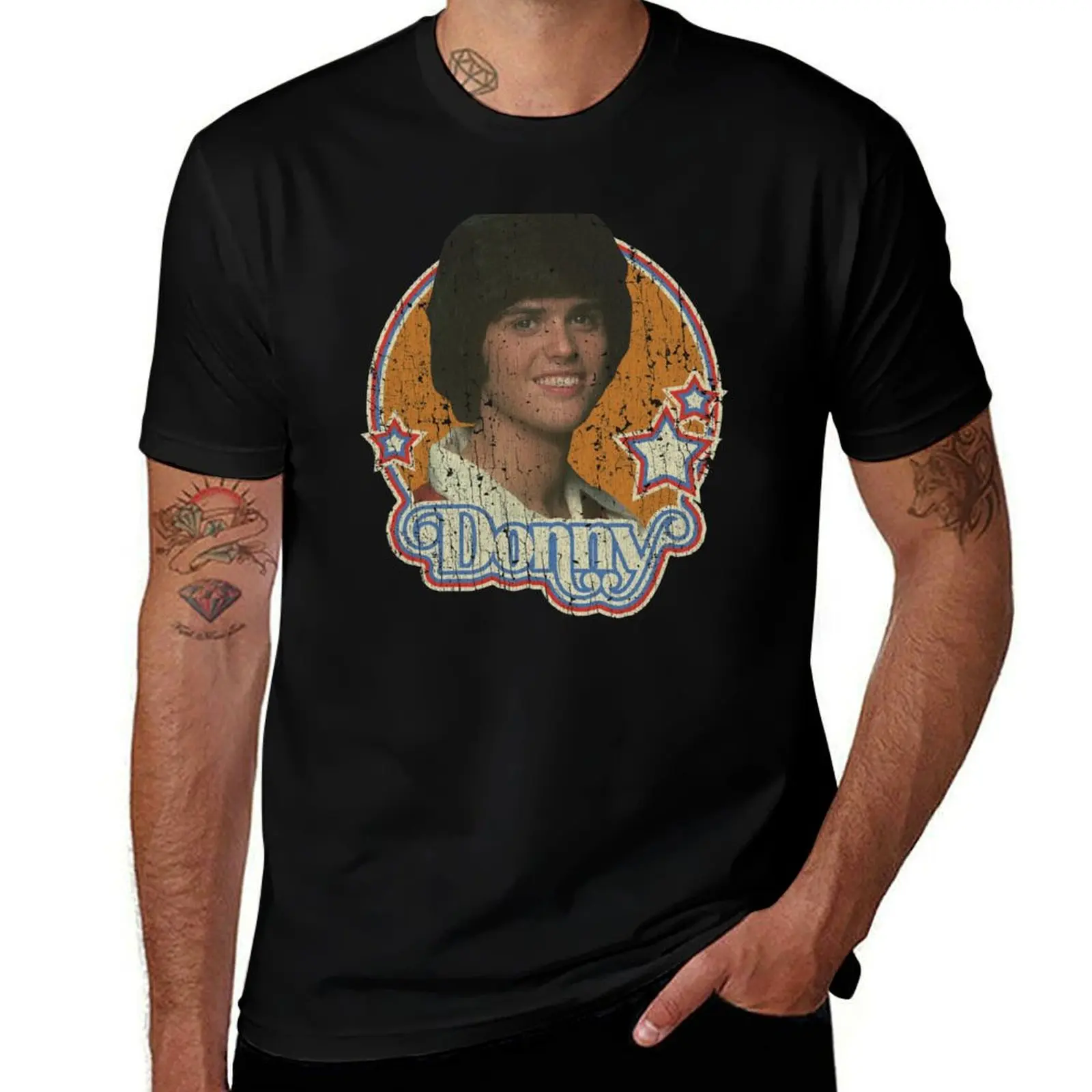 Heartthrob Donny 1976 T-Shirt Retro Style Print Casual Top T-Shirt