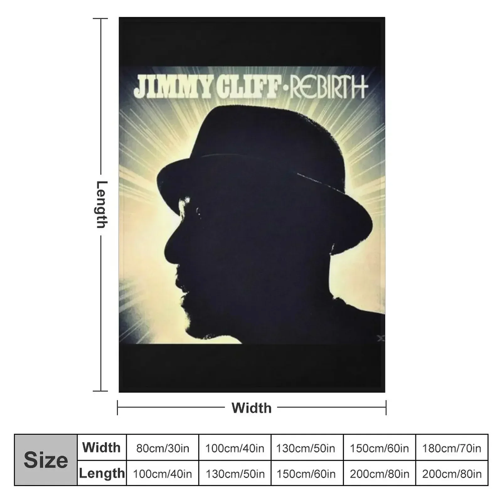 jimmy cliff reggae jimmy Throw Blanket Soft Bed linens Blankets