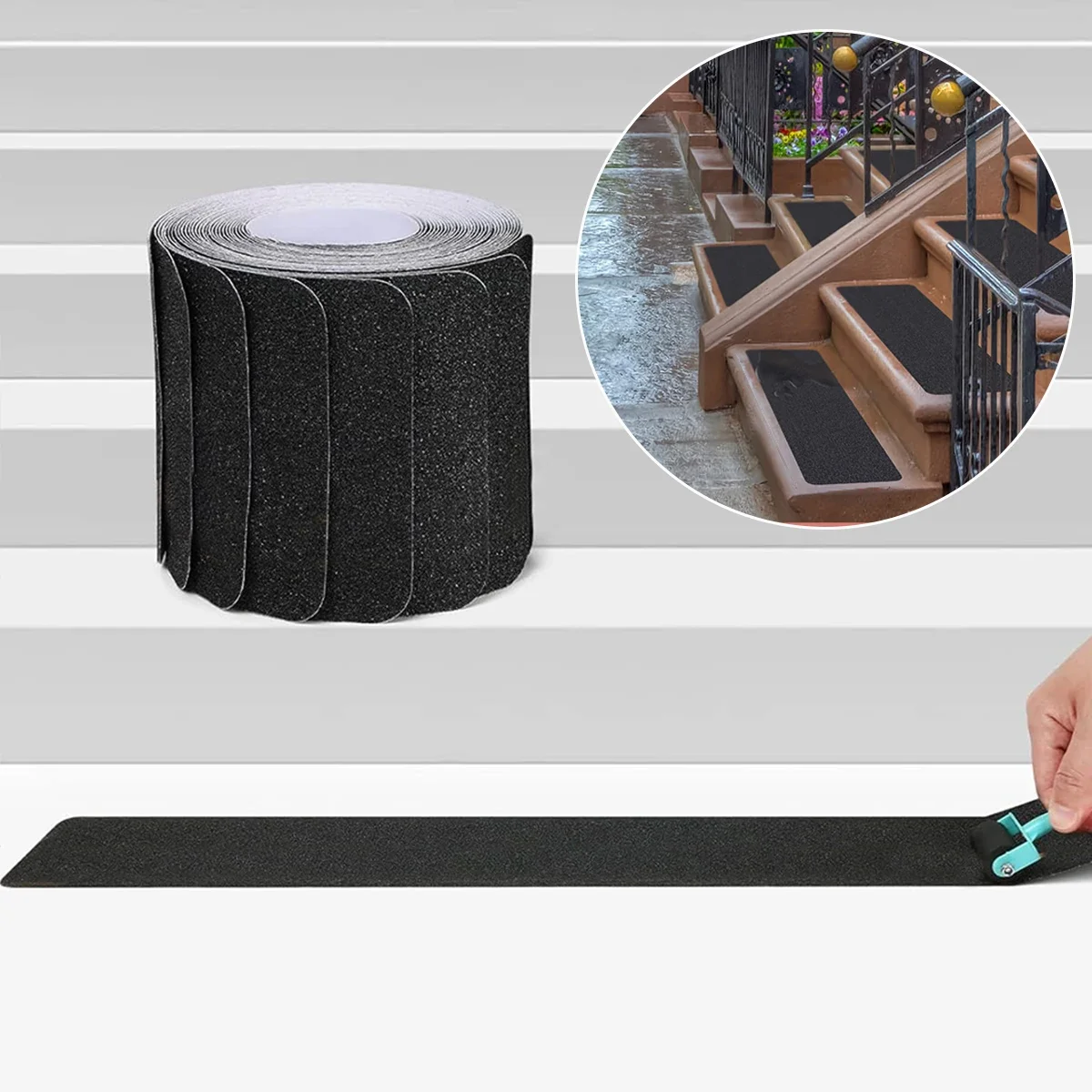 LifeGrip المضادة للانزلاق الجر يعامل أفضل شريط لحام حصى عدم الانزلاق لخطوات الدرج المنحدر سكيتبورد لاصق شرائط عدم الانزلاق