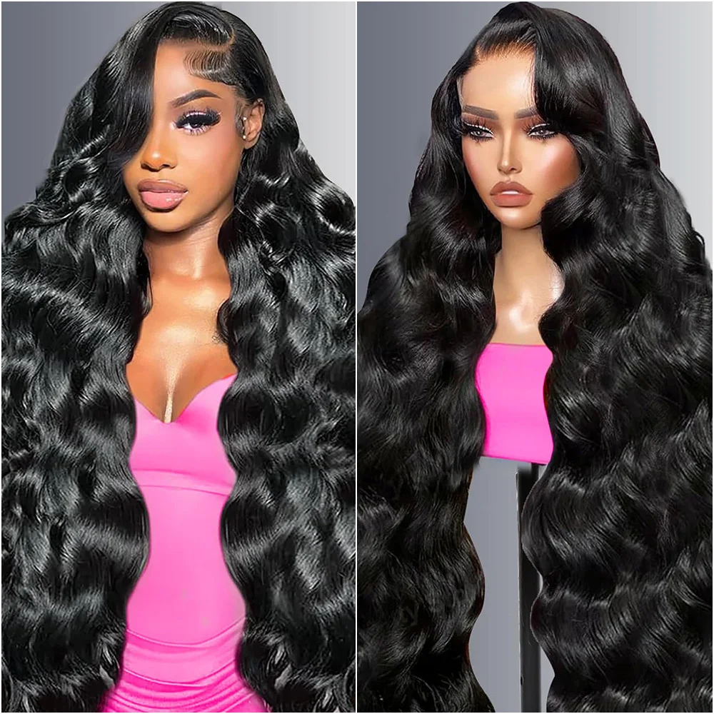 

Body Wave 13x4 Lace Front Wig Brazilian 7x6 Glueless Lace Wig Preplucked 13x6 HD Transparent Frontal Human Hair Wigs 220 Density