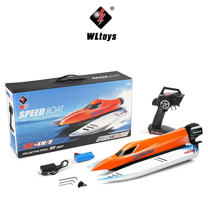 Weili Wl915-a Remote Control Brushless Ship Full Scale Remote Control Fast Boat Anti Rollover Low Electric Alarm Ship Model