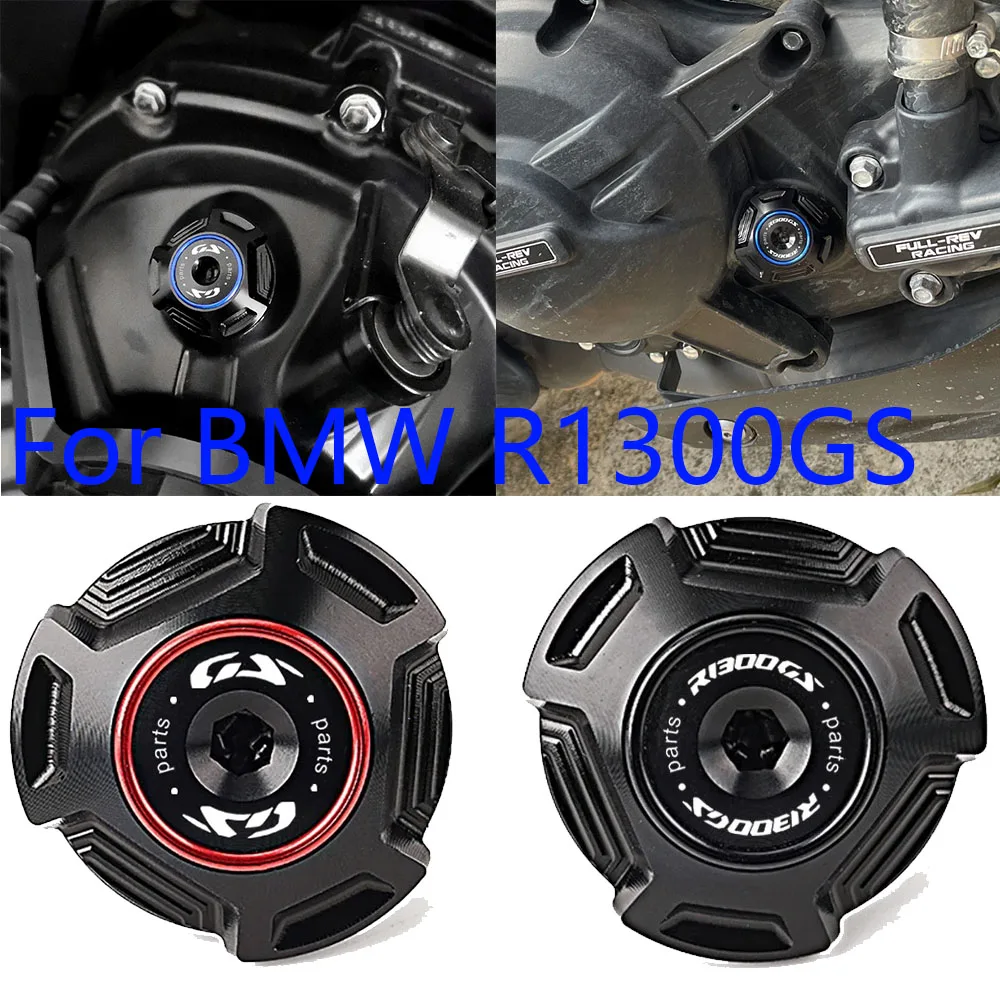 For BMW  R1300 GS R1300GS R 1300 GS R 1300GS Adventure 2023 2024 2025 Aluminum Motorcycle Engine Oil Filter Cover Oil Filler Cap