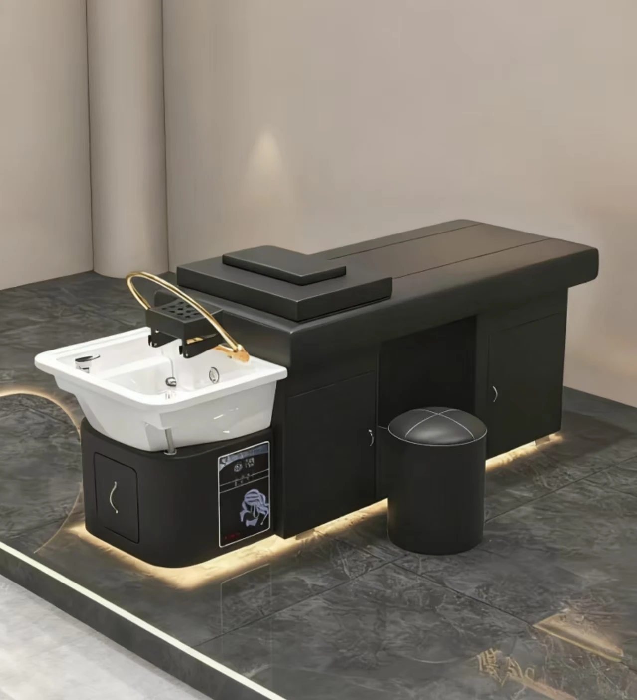 High-grade Thai-style Head Spa Bed Beauty Salon Special Water Cycle Water Heater Head Treatment Integration Shampoo Bed