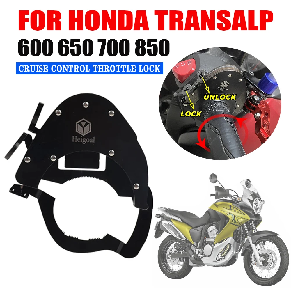 

For Honda TRANSALP XL 600 650 700 XL600V XL650V XL700V CRF850L CRF 850 L 850L Accessories Cruise Control Handlebar Throttle Lock