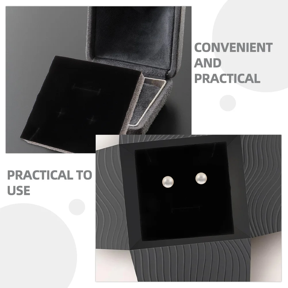 20 Pcs Jewelry Box Sponge Inserts for Boxes Ring Organizer Holder Bridesmaid White Ribbon