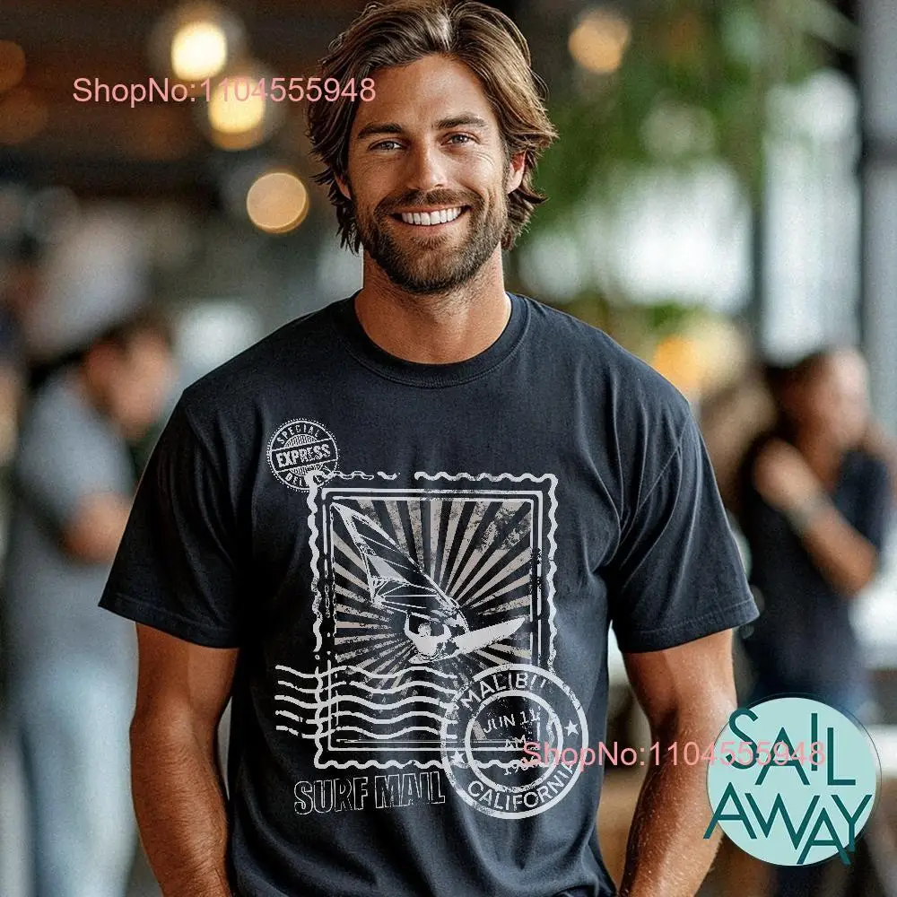 

Винтажная футболка для серфинга и мужчин и женщин, идея подарка, моряки, унисекс, морская одежда, одежда для водных видов спорта, пляжная одежда