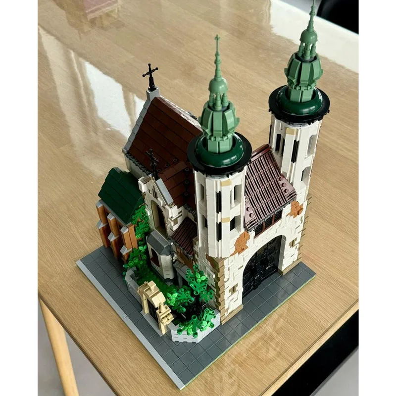 

MOC-124447 Андре Церковь Средневековая Церковь Лоскутная Сборка Строительные Блоки Модель •3039 Детали Строительные Блоки Детские Игрушки Подарки