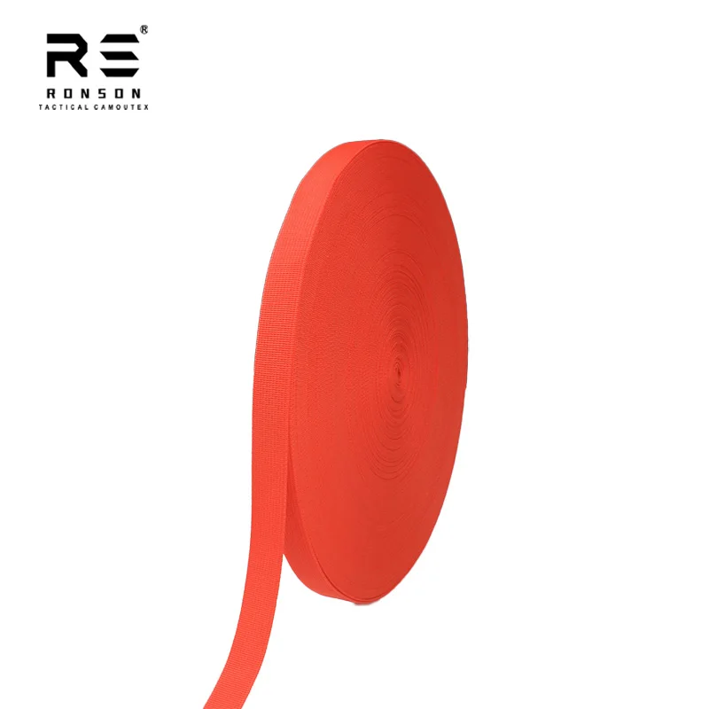 25MM breedte nylon band Chinese fabriek directe verkoop Duurzaam gebruik voor bagage en tactische uitrusting Riem geweven hulp redding rood