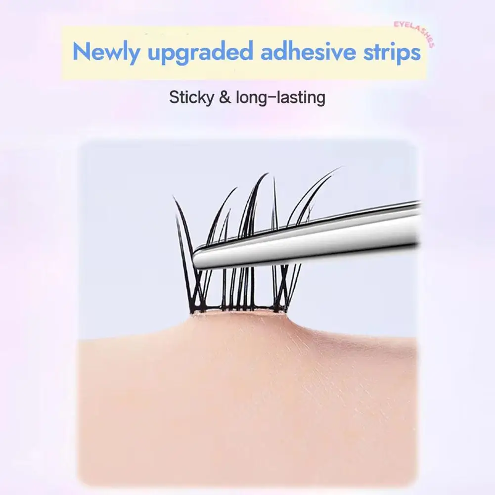 Glue-free False Eyelashes for Beginners Lazy Self-adhesive Animal Series Natural Soft Cartoon Fake Eyelash Single Cluster Lashes