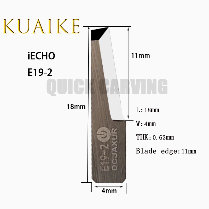 Imagem -04 - Iecho Cortador de Vibração de Carboneto de Tungstênio Faca Oscilante Ferramenta de Corte E18 E18l E192 E193 E1910 E19-11 10 Pcs