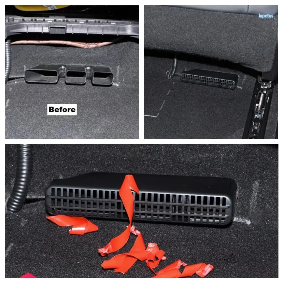 

Car Seat Bottom Air AC Duct Vent Anti-blocking Protection Frame Cover Fit For Haval Dargo 2021 2022 Decoration Accessories