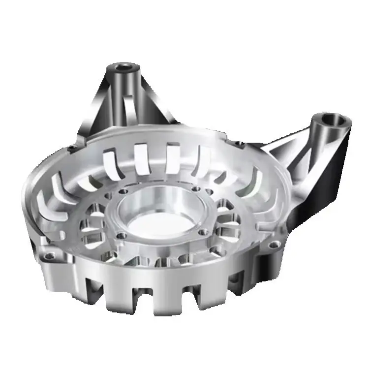Custom CNC Machining Aluminum Heat Sink Motor End Cover Parts