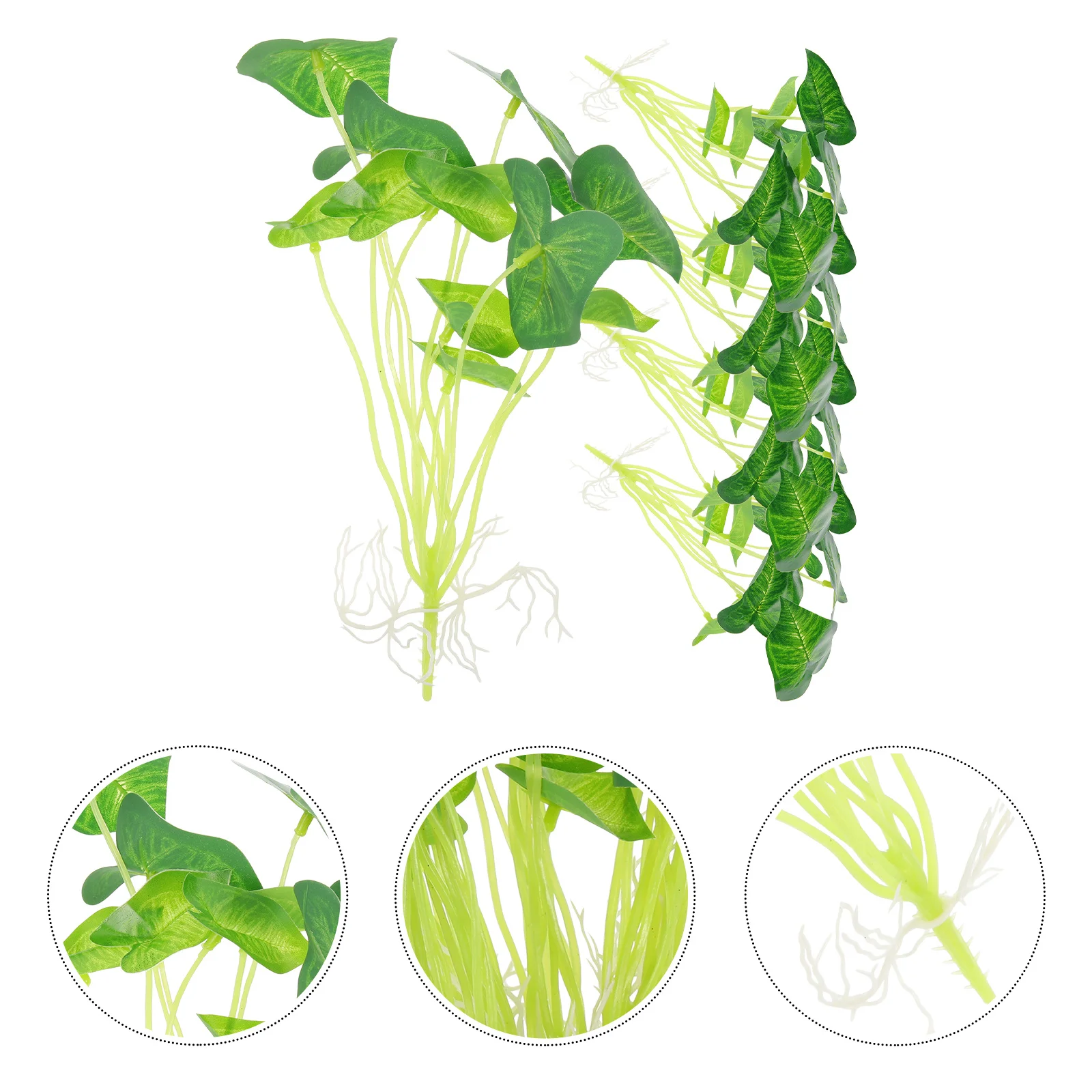 

5pcs Artificial Aquarium Plants Simulation Water Grass For Fish Tank Decor Decorative Aquatic Plant Ornament Fake Plant