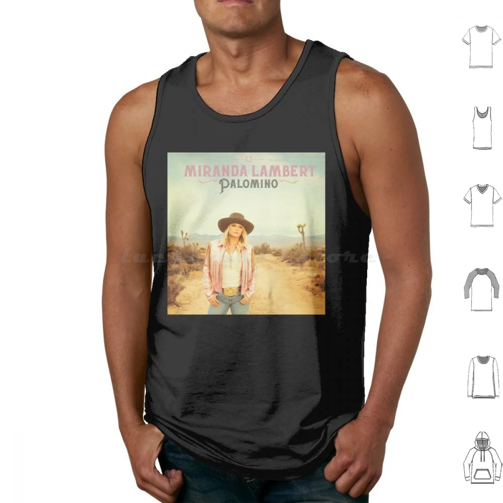 Miranda Palomino Tour 2023 camisetas sin mangas de algodón estampado Miranda Lambert Country Country Music Miranda Lambert Music Cowboy