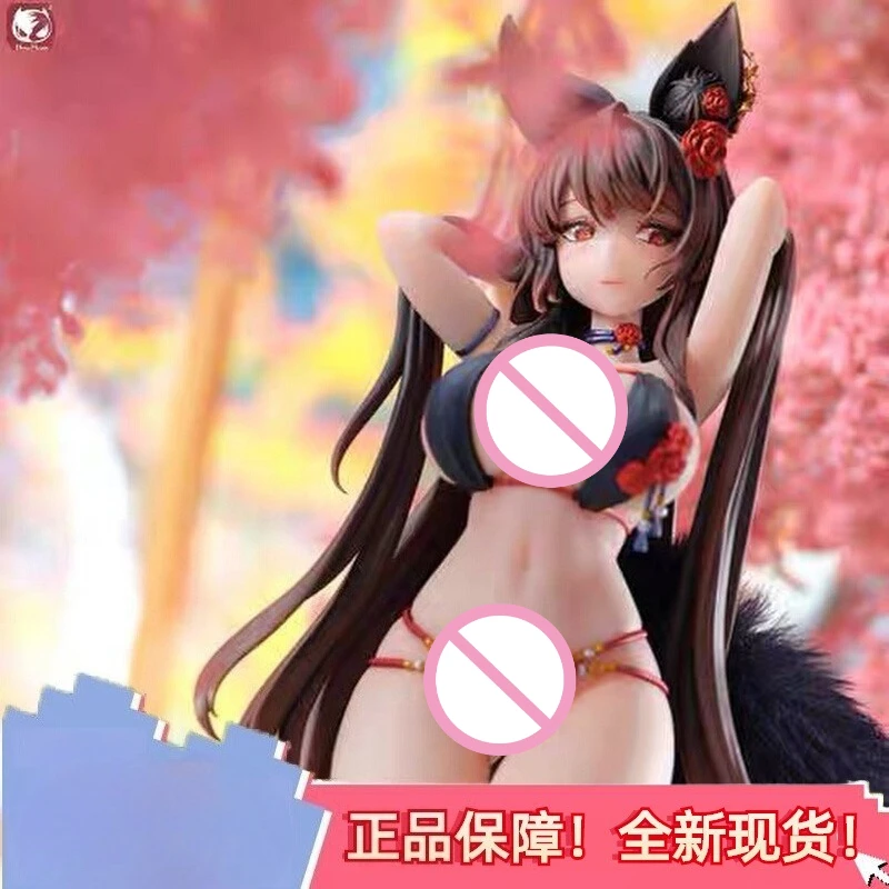 

В наличии Bandai, оригинальная фигурка Rose Bara Kitsune Fox Girl, сексуальная фигурка, модель Bearpanda Tacco, аниме, коллекционный подарок