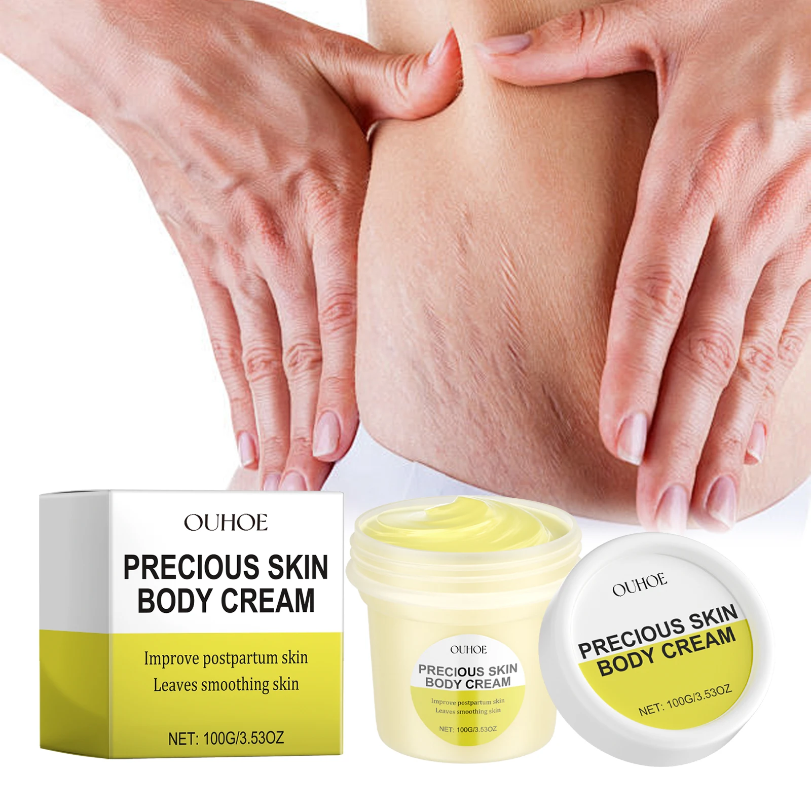 Stretch Mark Care Cream Pregnant Women Skin Care Relief Skin Cream Smooth Skin Natural and No Added Skin Care Products