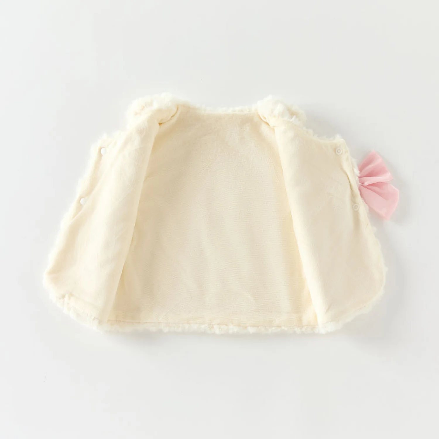 Autumn winter newborn baby girls clothes vest for infant girls clothing outfits faux fur vest jacket bow vests outerwear
