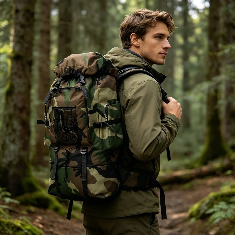 Mochila estilo militar XXL 100 L