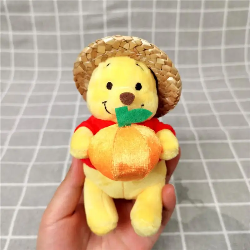 Disney Pooh Bär Cartoon Plüschtiere Schlüsselanhänger Rucksack Schlüsselanhänger Zubehör Jungen und Mädchen Geburtstagsgeschenke Kreative Peripheriegeräte