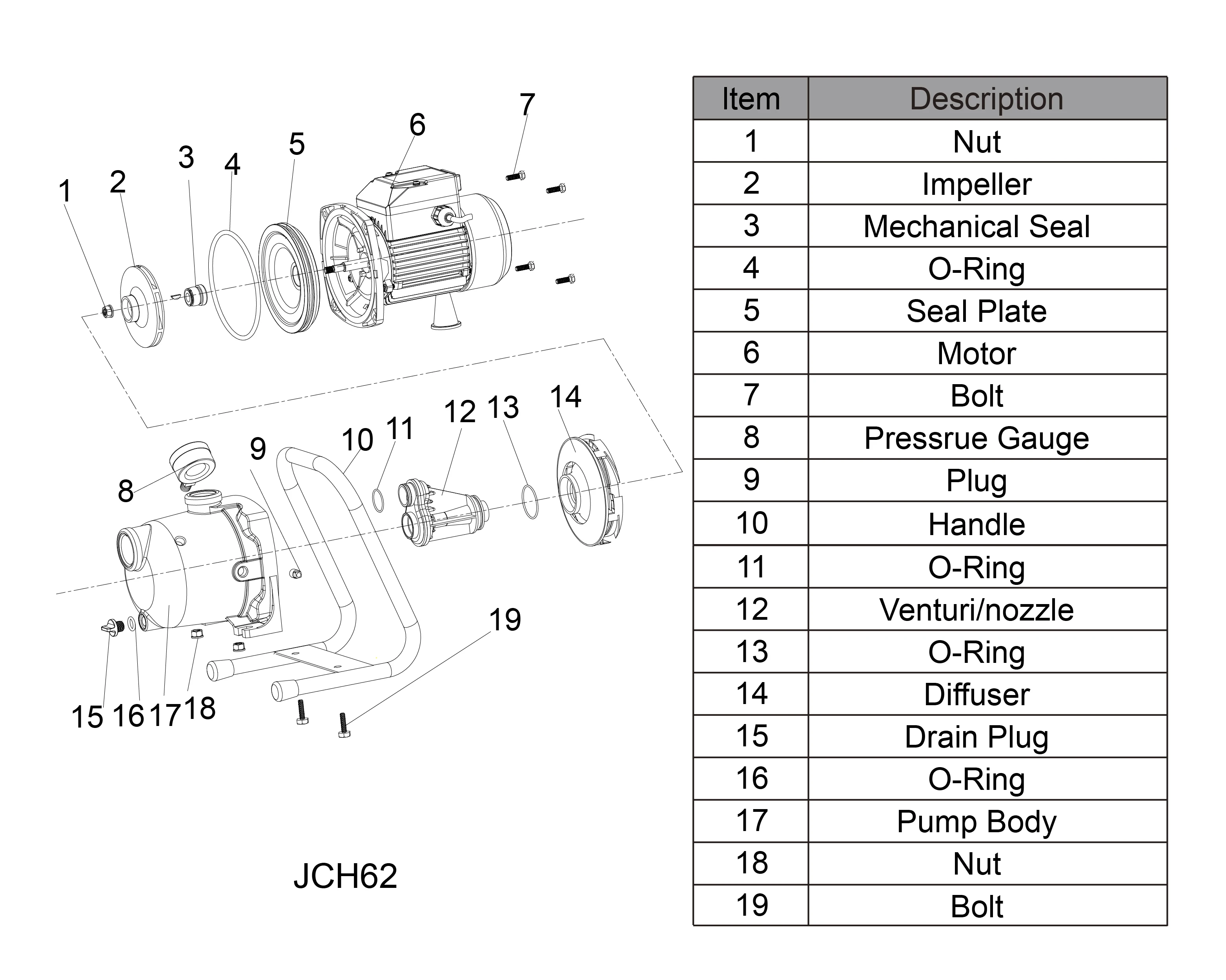 GP Enterprises Made Thermoplastic 25' Water Lift Pressure Bo oster Portable Sprinkler Water Pump with China Factory Price