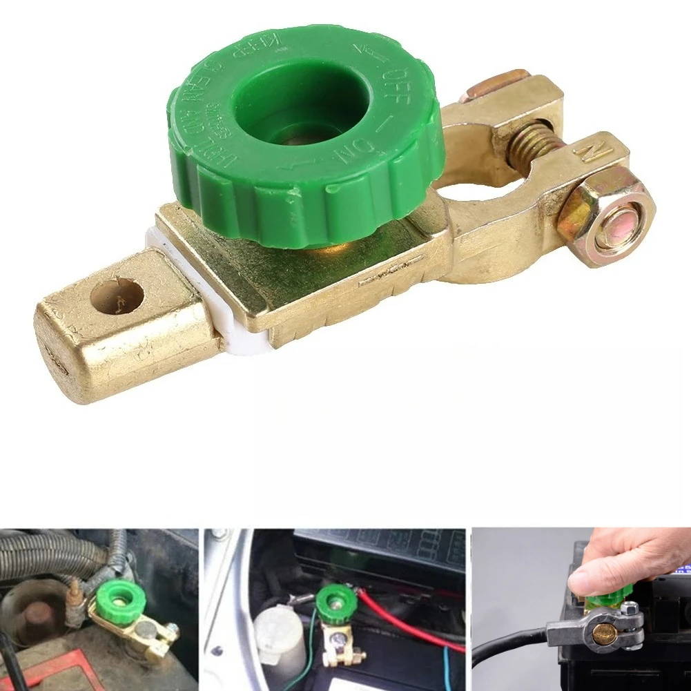 Professioneller Batterieklemmen-Verbindungsschalter aus Zinklegierung, Schnelltrenn-Trennschalter, Auto-Abschaltschalter für alle 6 V/12