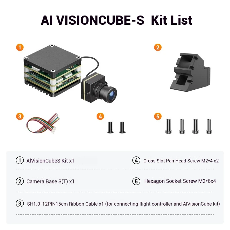 2025 New AI VisionCube S AI Camera Module FPV Drone Camera IR Thermal Imaging 450M Intelligent Accurate Tracking Distance