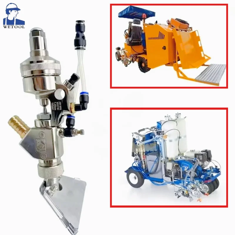 100mm High Quality Deflector Road Marking Machine Automatic Glass Bead Gun 238338 Line Marking Automatic Glass Bead Gun