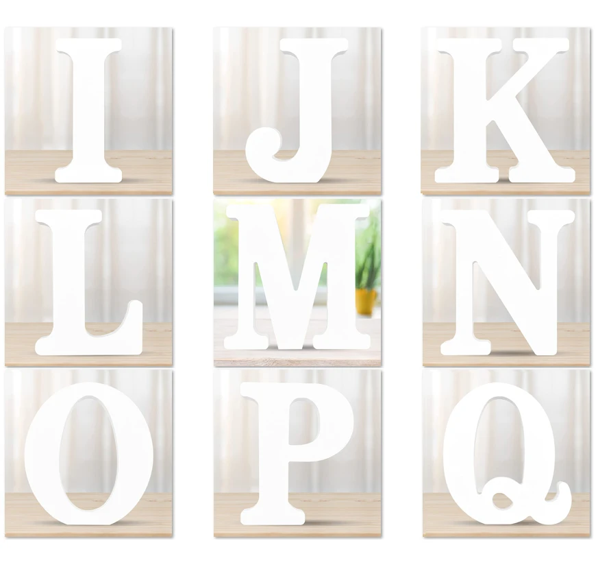 6 Inch Wooden Wall Letters 2