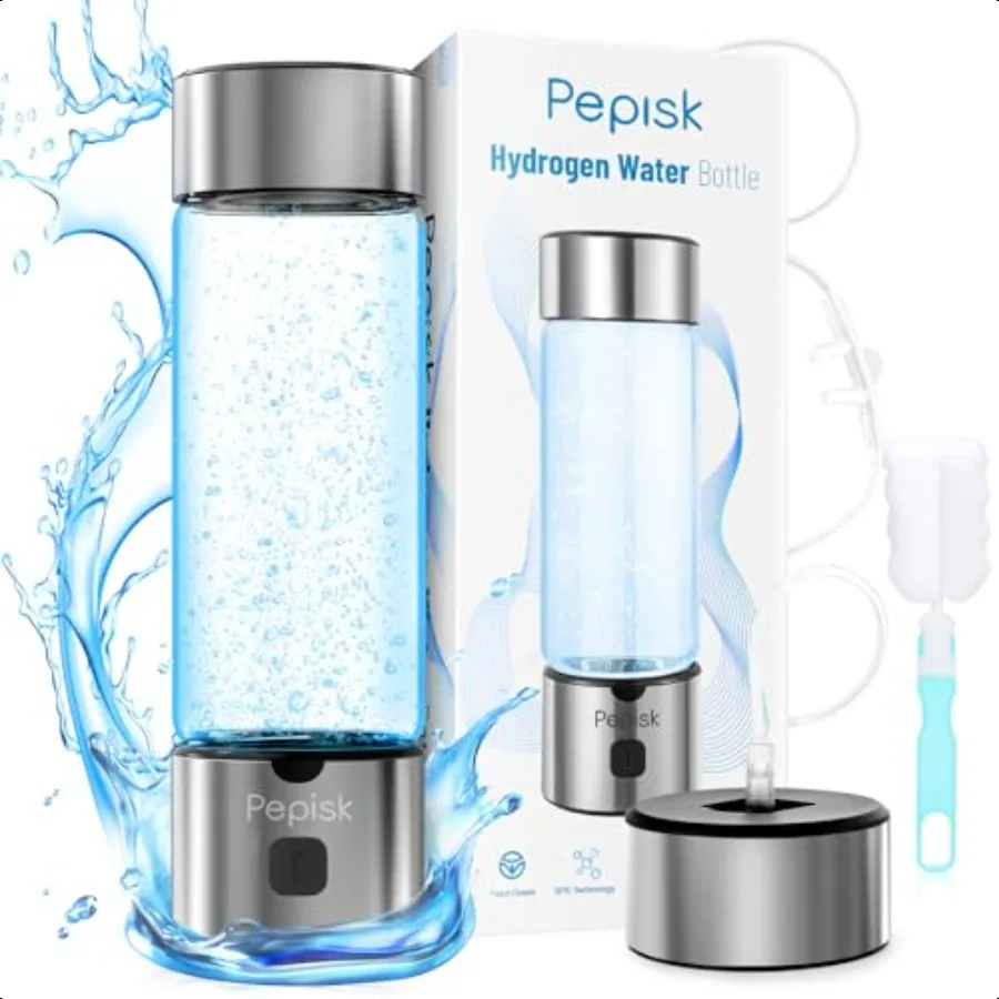 

2025 New Hydrogen Water Generator Bottles Hydrogenated Water Bottle with SPE PEM Technology 460ml 16OZ Hydrogen Water Bottle Ge