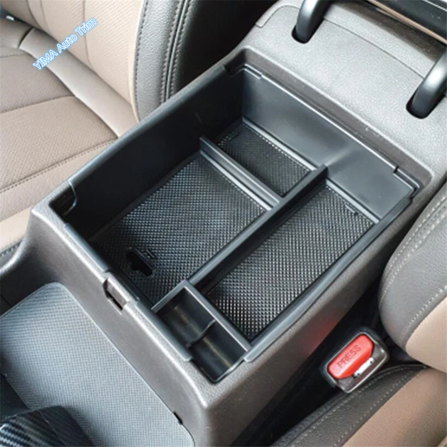 Central Control Armrest Secondary Organizer Box Container Multifunction For Hyundai Santa Fe 2019 - 2021 Car Decoration Interior