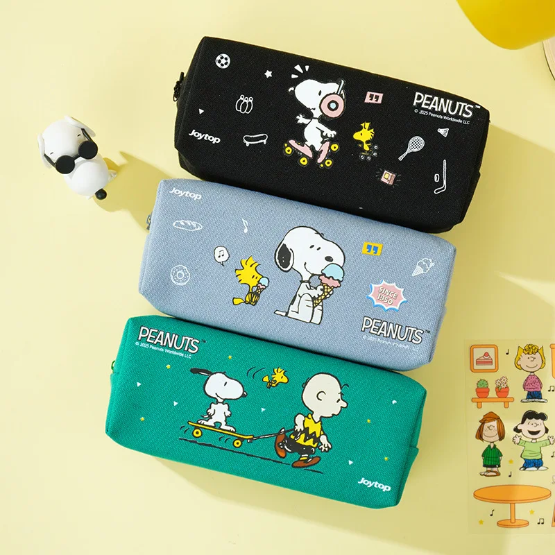 

Cute Snoopy Pencil Case Kawaii Cartoon Snoopy Pencil Bag Large Capacity Stationery Storage Bag Office School Supplies Gifts