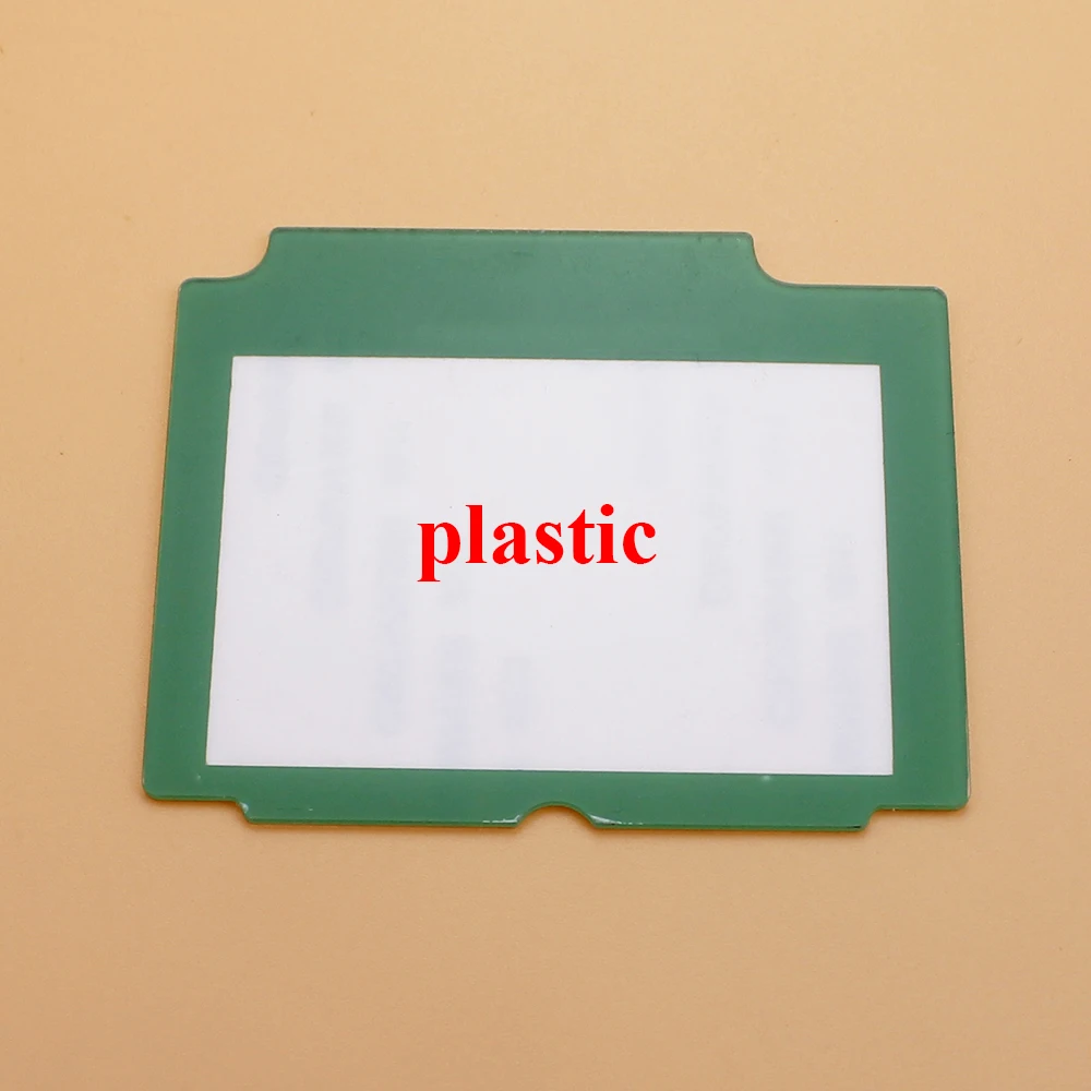 Сменный пластиковый/стеклянный объектив для GBA SP 1 шт., защитная крышка для объектива Gameboy Advance SP с наклейкой на заднюю панель